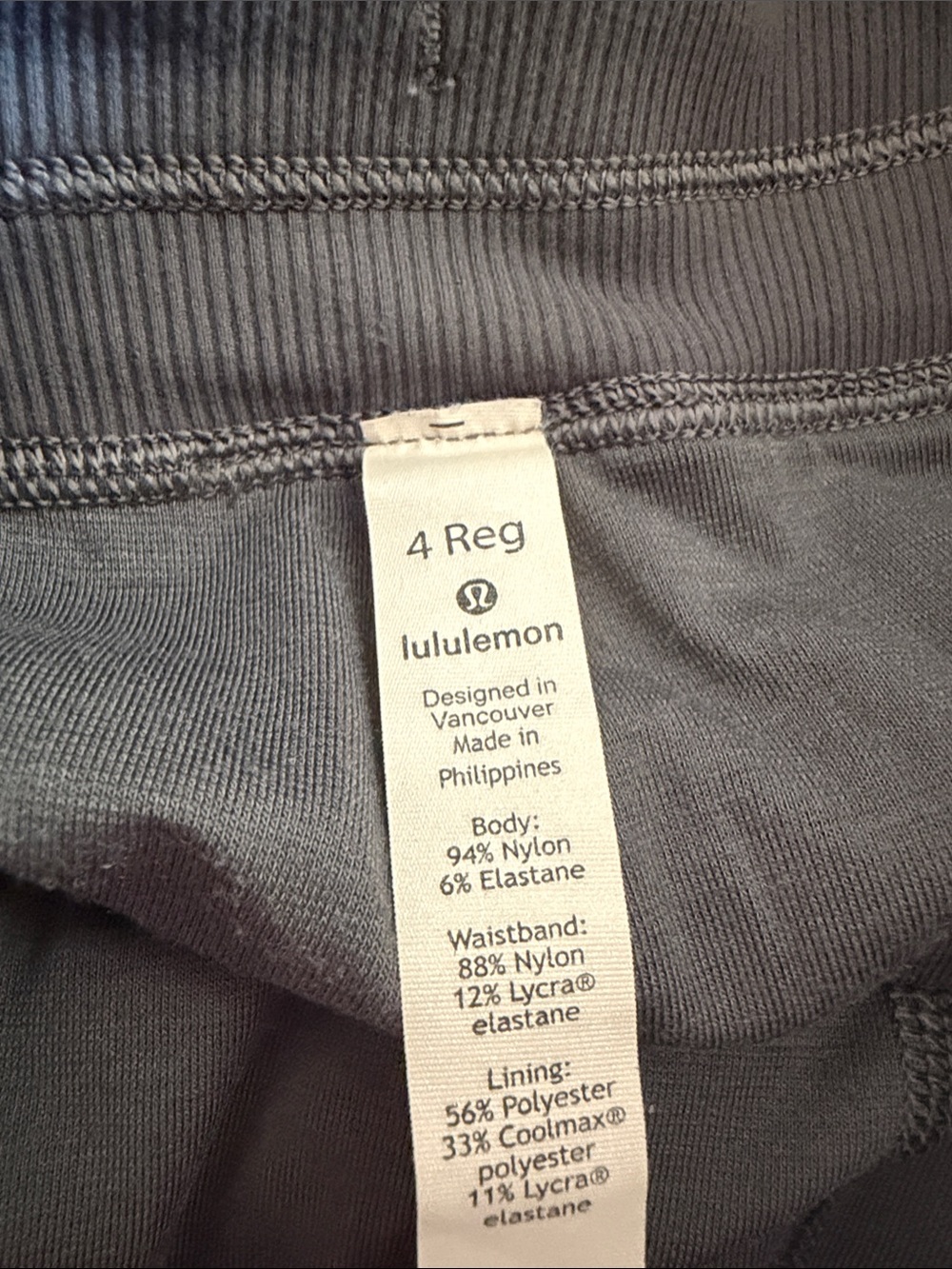 Lululemon Athletica Gray size 4 Dance Studio Pants